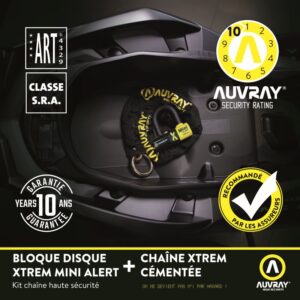 AUVRAY ΣΕΤ ΑΛΥΣΙΔΑ 1700X13.5 ΚΑΙ ΠΕΤΑΛΟ XTREME MINI ALERT (ΜΕ ΣΥΝΑΓΕΡΜΟ 120 db) - Image 3