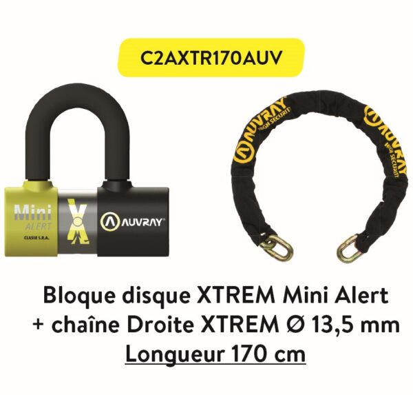 AUVRAY ΣΕΤ ΑΛΥΣΙΔΑ 1700X13.5 ΚΑΙ ΠΕΤΑΛΟ XTREME MINI ALERT