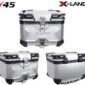 X-LAND ALUMINUM MOTORCYCLE TOP CASE