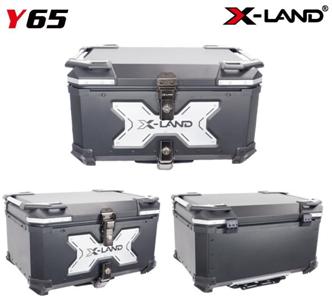 Y65 BLACK X-LAND ALUMINUM MOTORCYCLE TOP CASE