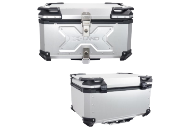 X-LAND TOP CASE Y65 SILVER